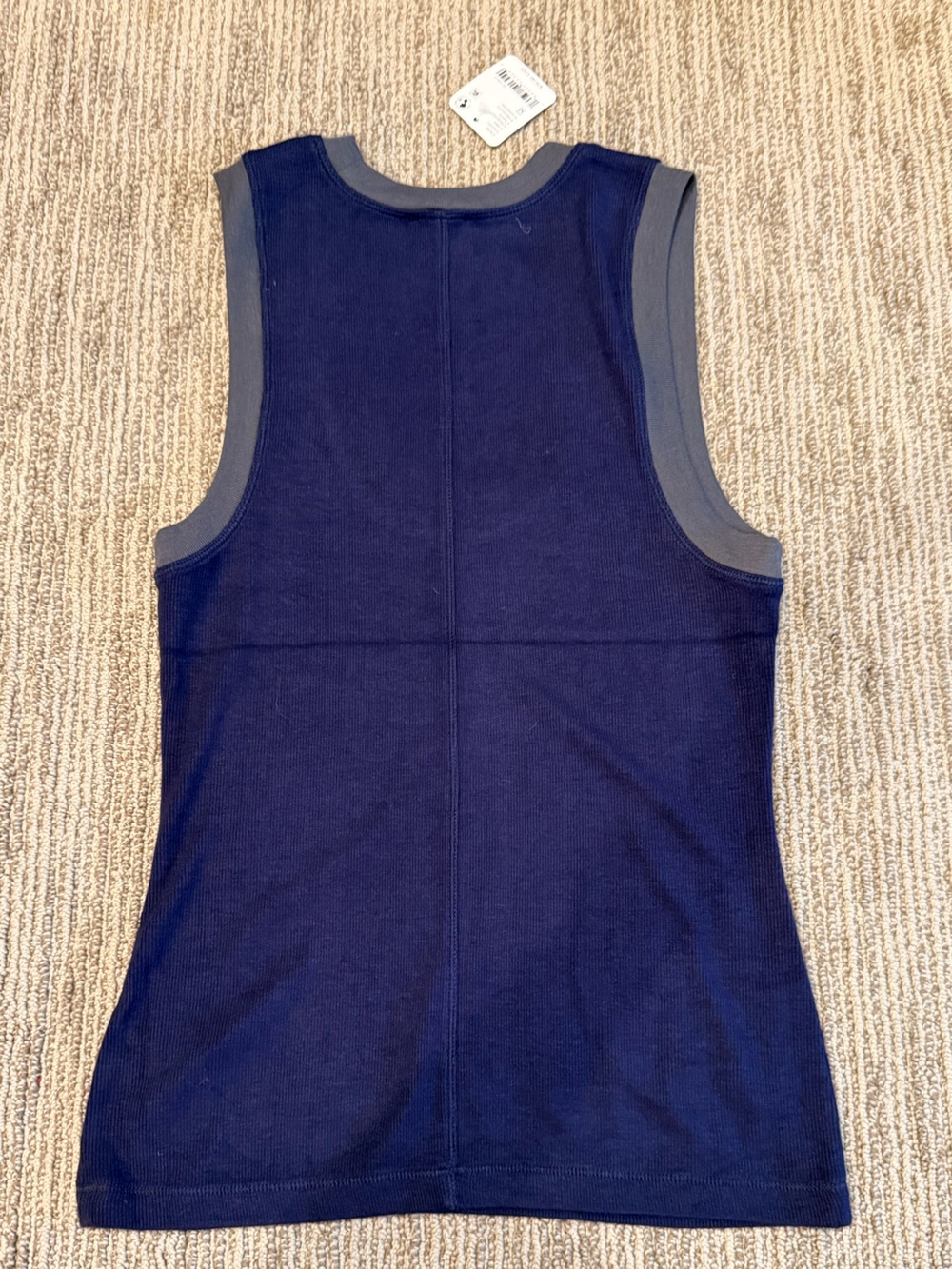 FP Sleeveless Navy Tank Top - Picture 2 of 3